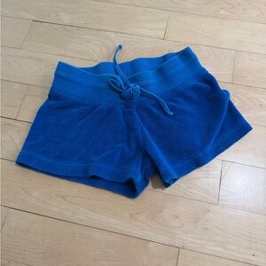 Kids Hardtail Blue Terry Cloth Drawstring Shorts
